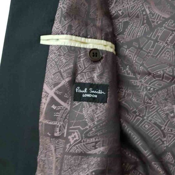Paul Smith London Suit Jacket Wool Gray Men's Size 40 - Picture 4 of 4